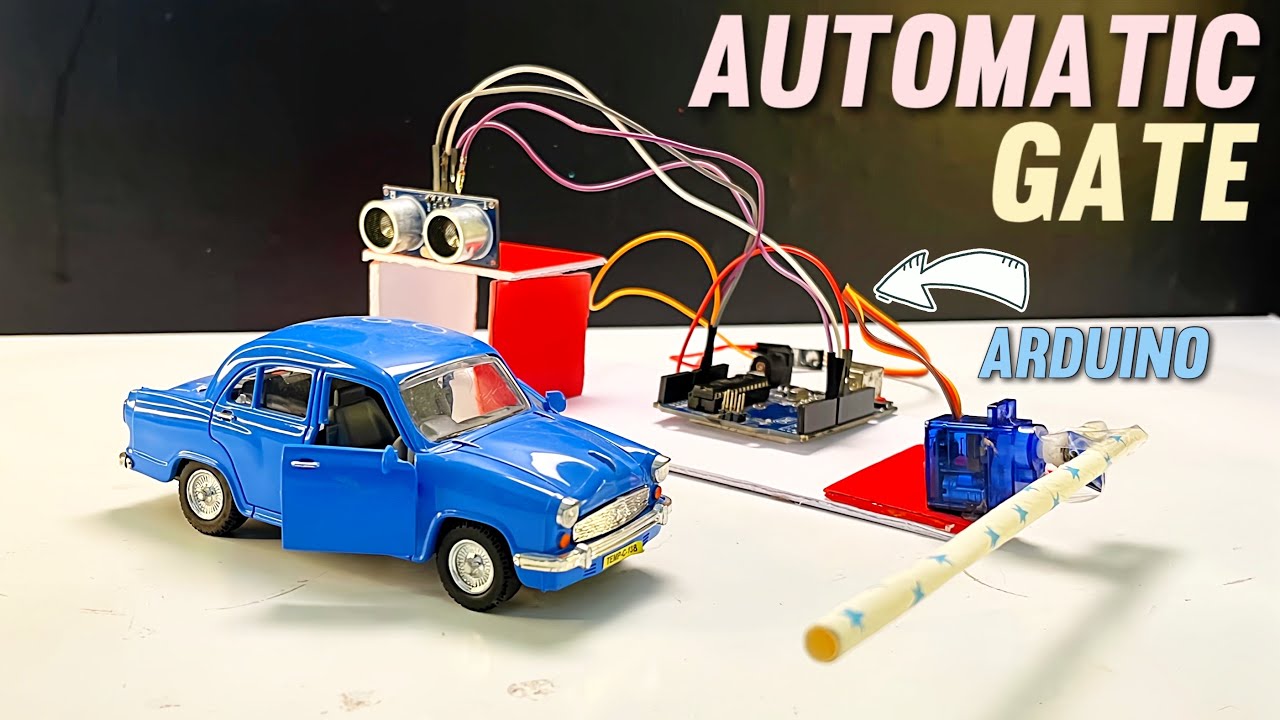DIY Arduino Gate Opener with Ultrasonic Sensor 🚪