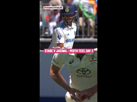 #MitchellStarc took notes from the 1st Test against #Jaiswal!"
