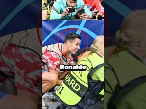 Quand Ronaldo a accidentellement frappĂ© une agent de sĂ©curitĂ© đ±âŒïž