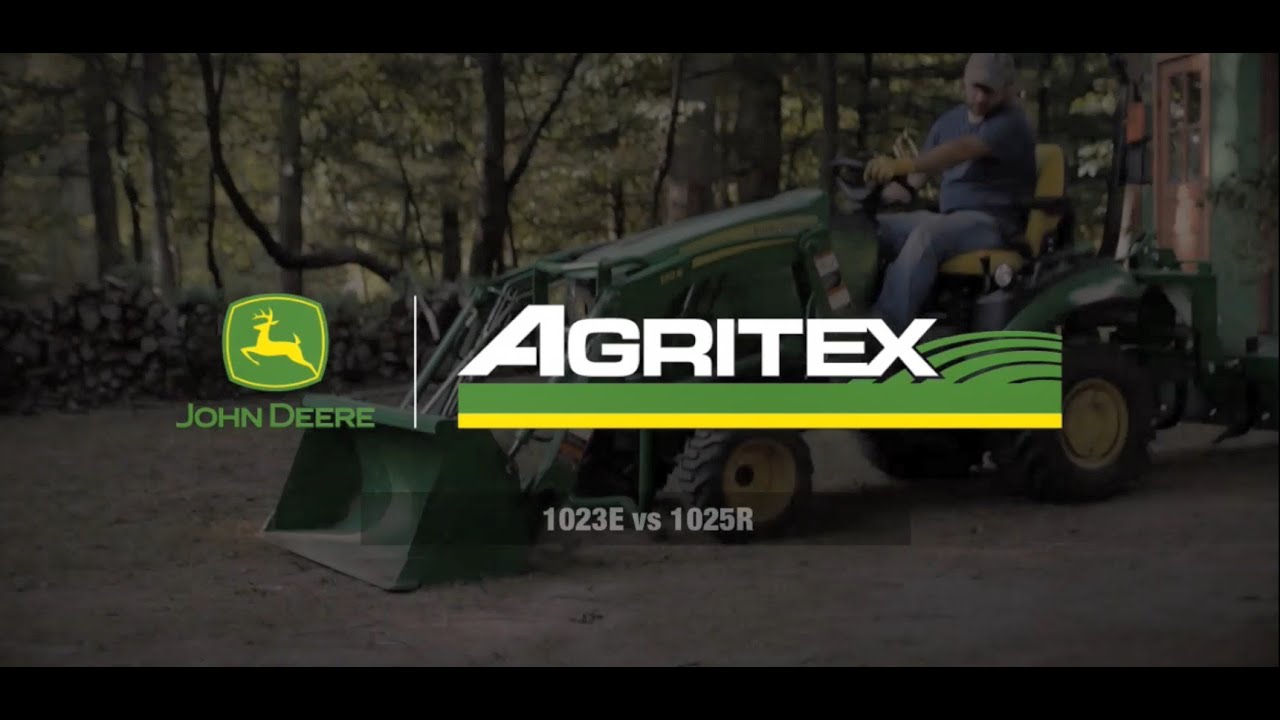 John Deere 1023E vs 1025R: Key Differences