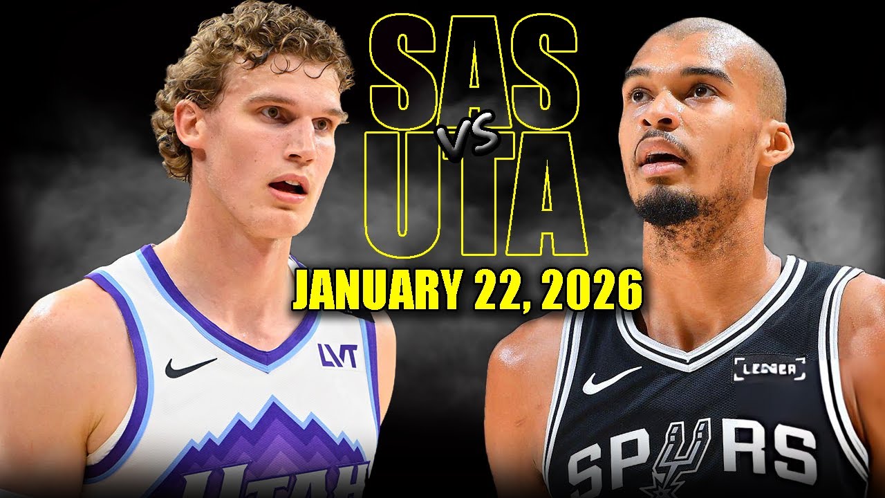 Spurs vs Jazz Full Game Highlights – Jan 22, 2026 🏀