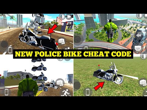 Police Bike Cheat Code in Indian Bike Driving 3D 🤯🔥| New Giant City in Update | Harsh in Game