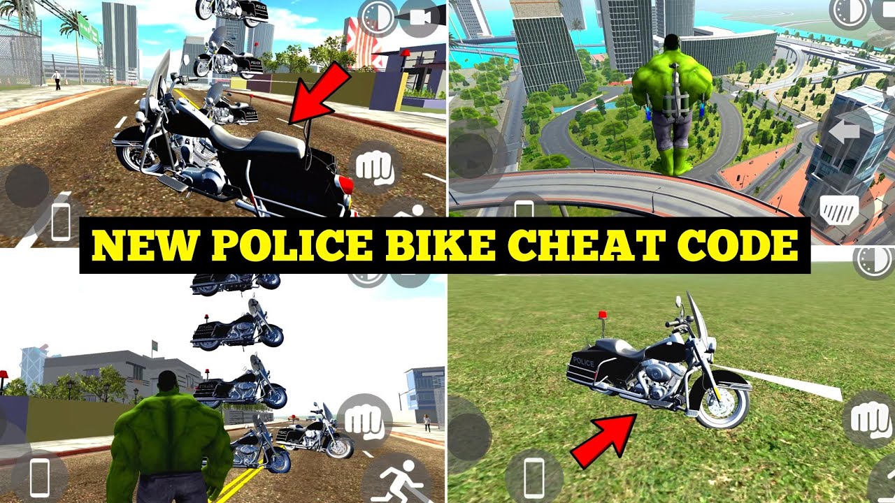 Unlock Police Bike & Explore the New Giant City in Indian Bike Driving 3D 🚓
