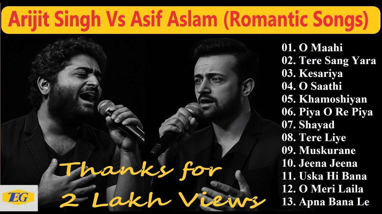 Arijit Singh vs Atif Aslam Romantic Hits 🎶