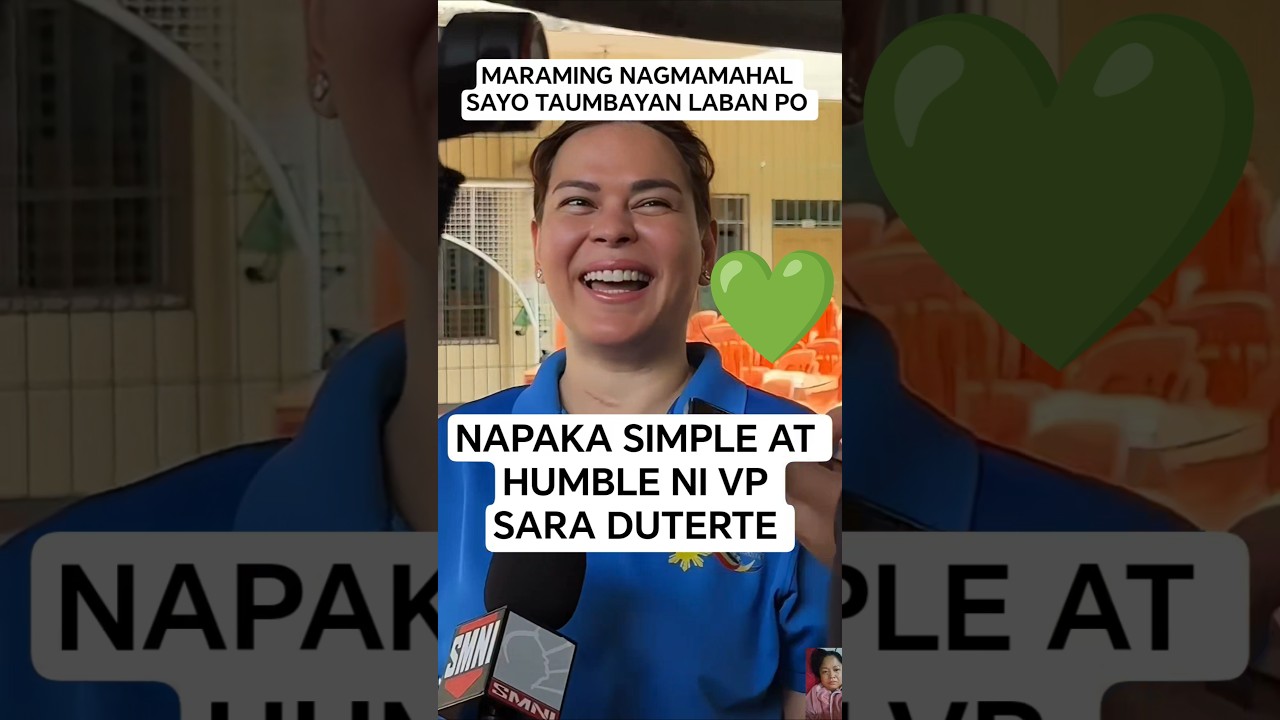 NAPAKA SIMPLE AT HUMBLE NI VP SARA DUTERTE #impeachment #vpsaraduterte #shorts
