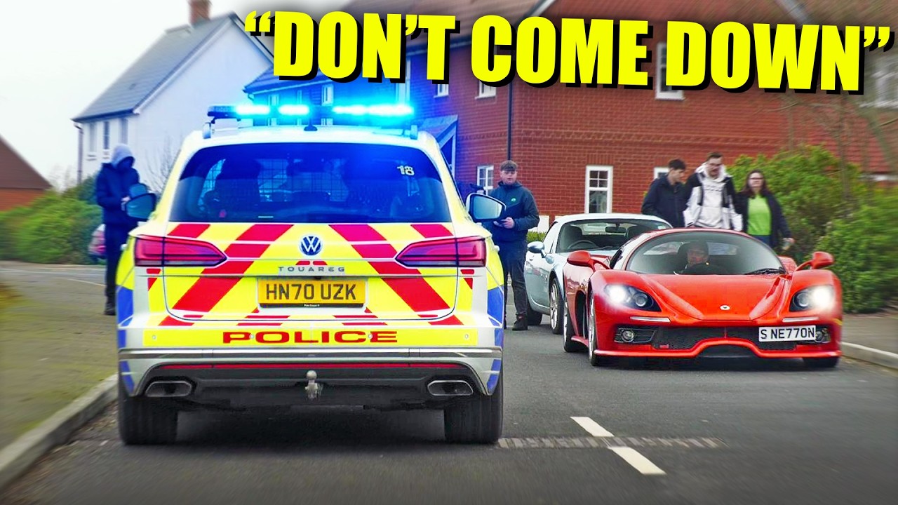 Neighbourhood BLOCKED OFF as Chaotic Car Meet Gets Out of Hand!