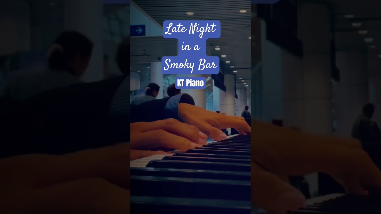 Relaxing Jazz Piano in a Cozy Smoky Bar 🎹 | Easy Listening Short