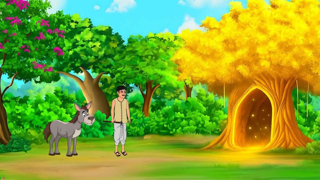 लकड़हारे का भाग्य और विचित्र पेड़ 🌳