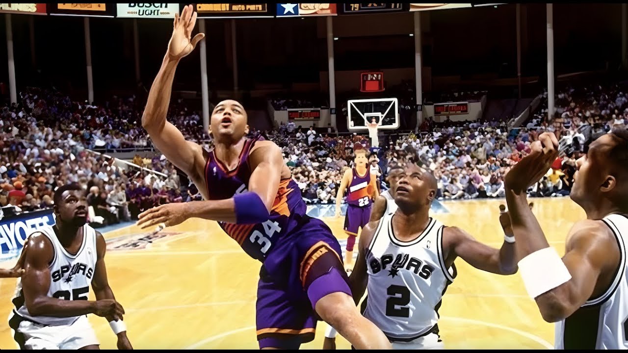 1993 Historic 1993 NBA Western Conference Semifinals Game 6: Suns Edge Spurs 102-100 🏀