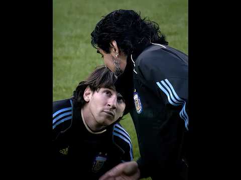 Maradona's Advice for Messi 😈