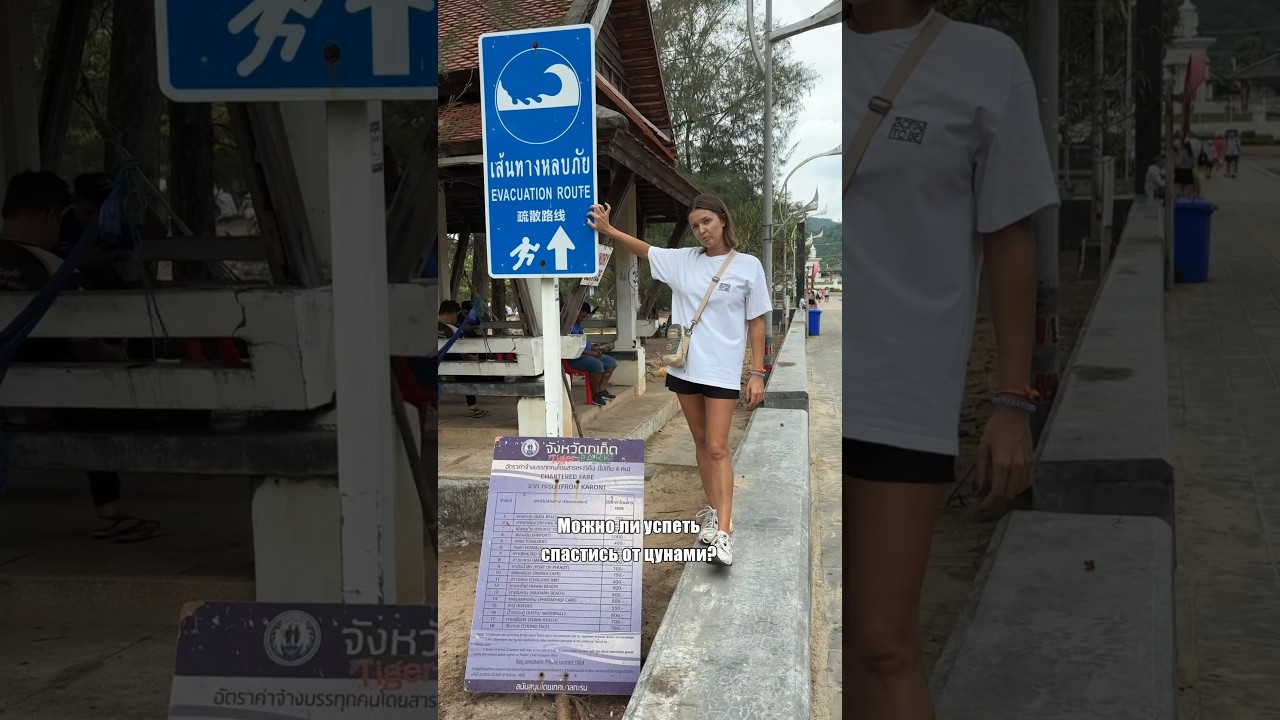 Можно ли спастись от цунами?🌊 #путешествия #таиланд