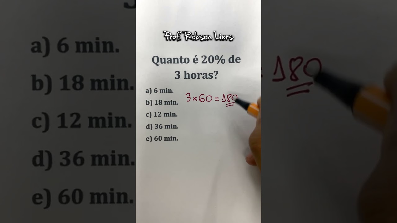 Domine Problemas de Porcentagem para Concursos com Prof Robson Liers + Desconto de 40% 🎯