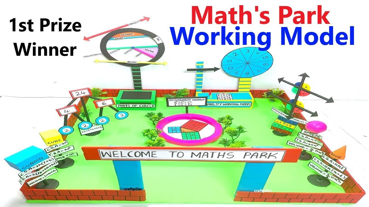 Create Your Own Maths Park Working Model: DIY Innovative Math Projects 🧮