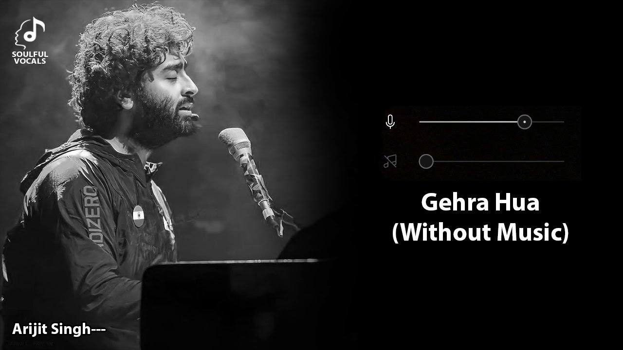Gehra Hua (Without Music Vocals Only) | Arijit Singh | Dhurandhar | Soulful Vocals