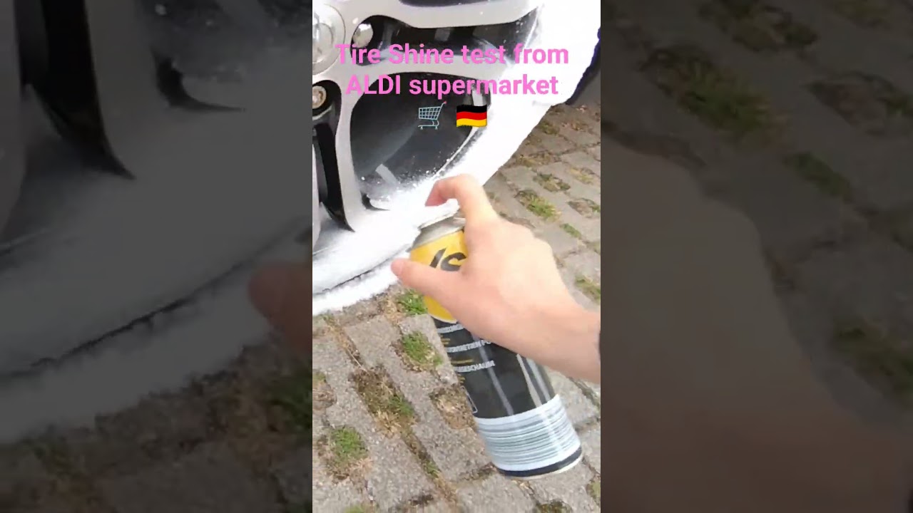 Transform Your Car Tires for Just €3! 🚗 ALDI Tire Shine Foam Review