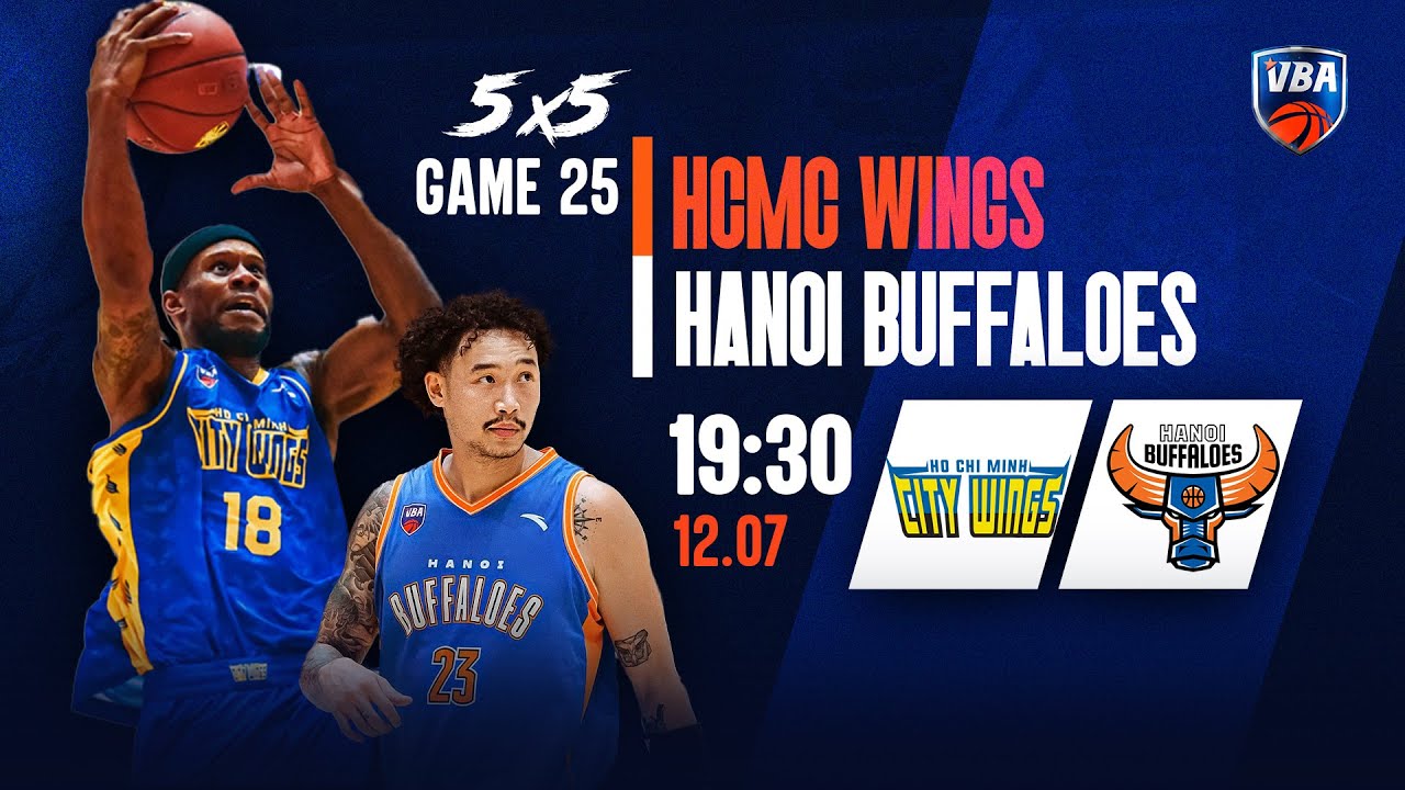 Livestream: Ho Chi Minh City Wings vs Hanoi Buffaloes | VBA 2023