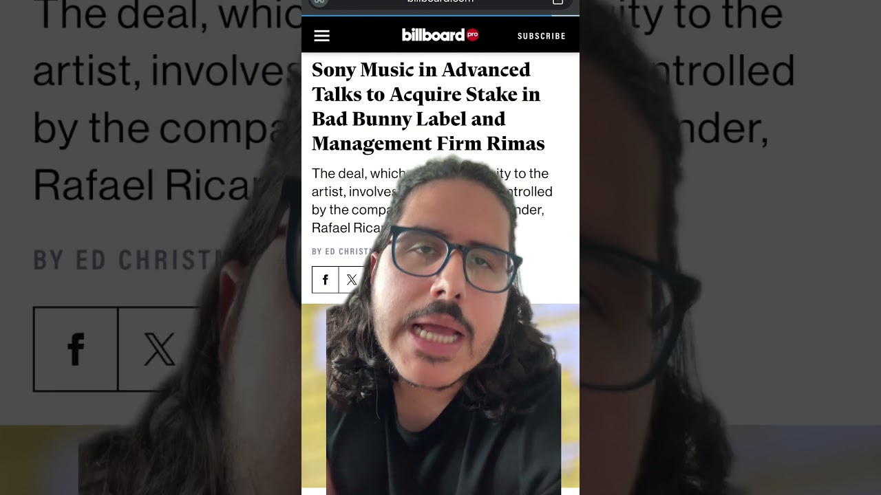 ¿Por qué Sony compró parte de Rimas? ¡La historia detrás de Bad Bunny!