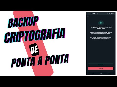 Habilitar Backup Criptografia De Ponta a Ponta No WhatsApp Android