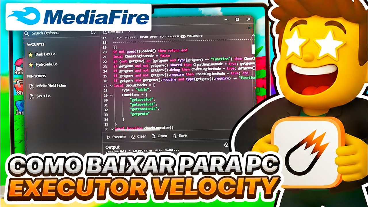 ✅COMO BAIXAR Executor VELOCITY NO PC e COLOCAR SCRIPT NO ROBLOX ATUALIZADO!