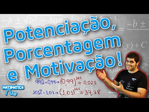 POTENCIAÇÃO, PORCENTAGEM E MOTIVAÇÃO - Vídeo Motivacional | Matemática Rio