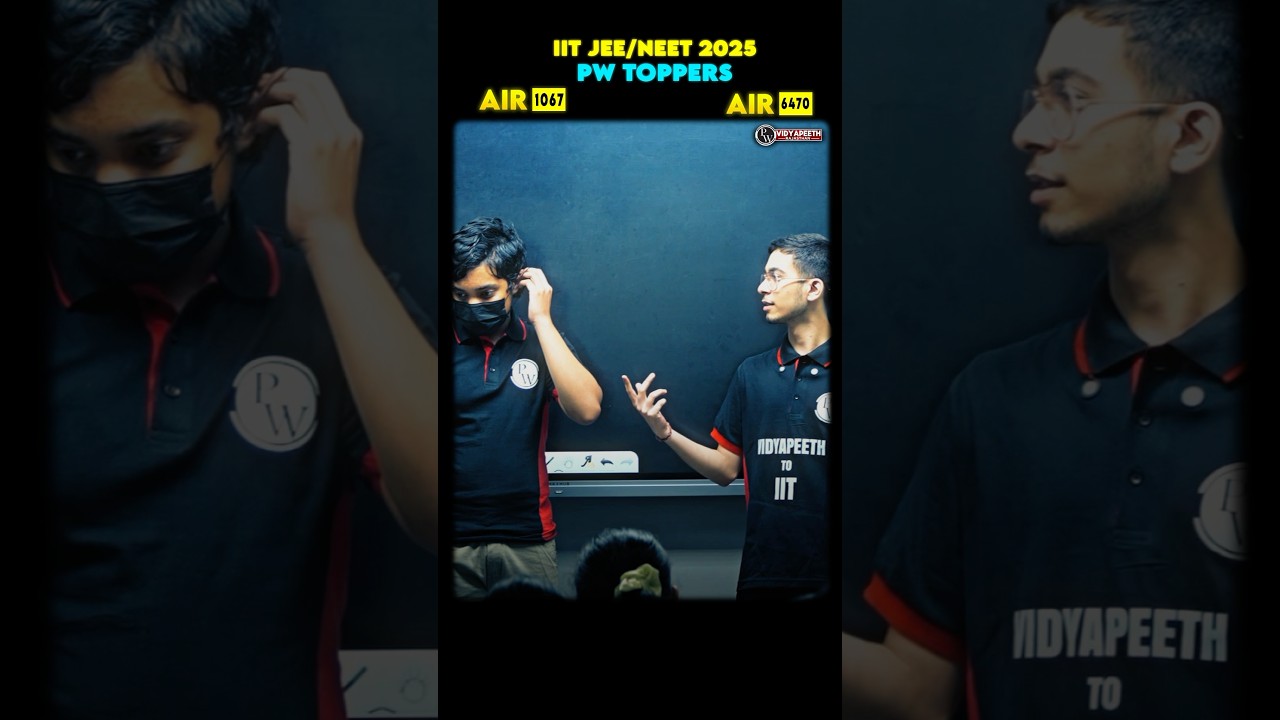 JEE & NEET Toppers Meet! 🥵 #shorts