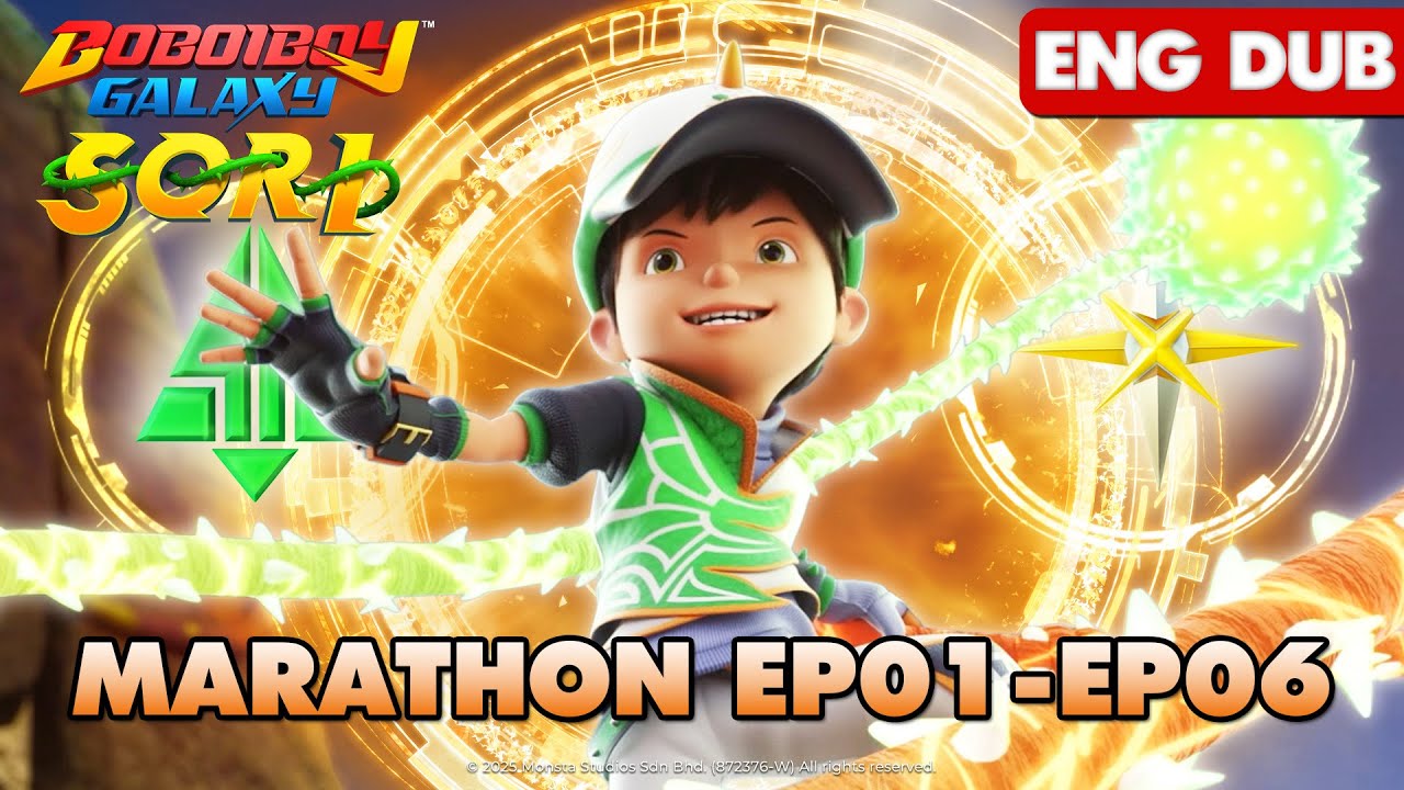 BoBoiBoy Galaxy Sori Marathon | Episodes 1-6 (English Dub) π