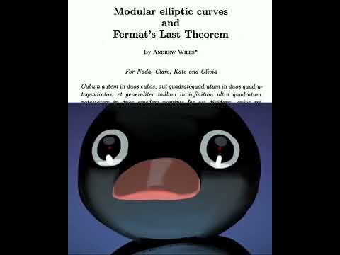 Pingu reacting to proof of Fermat's Last Theorem