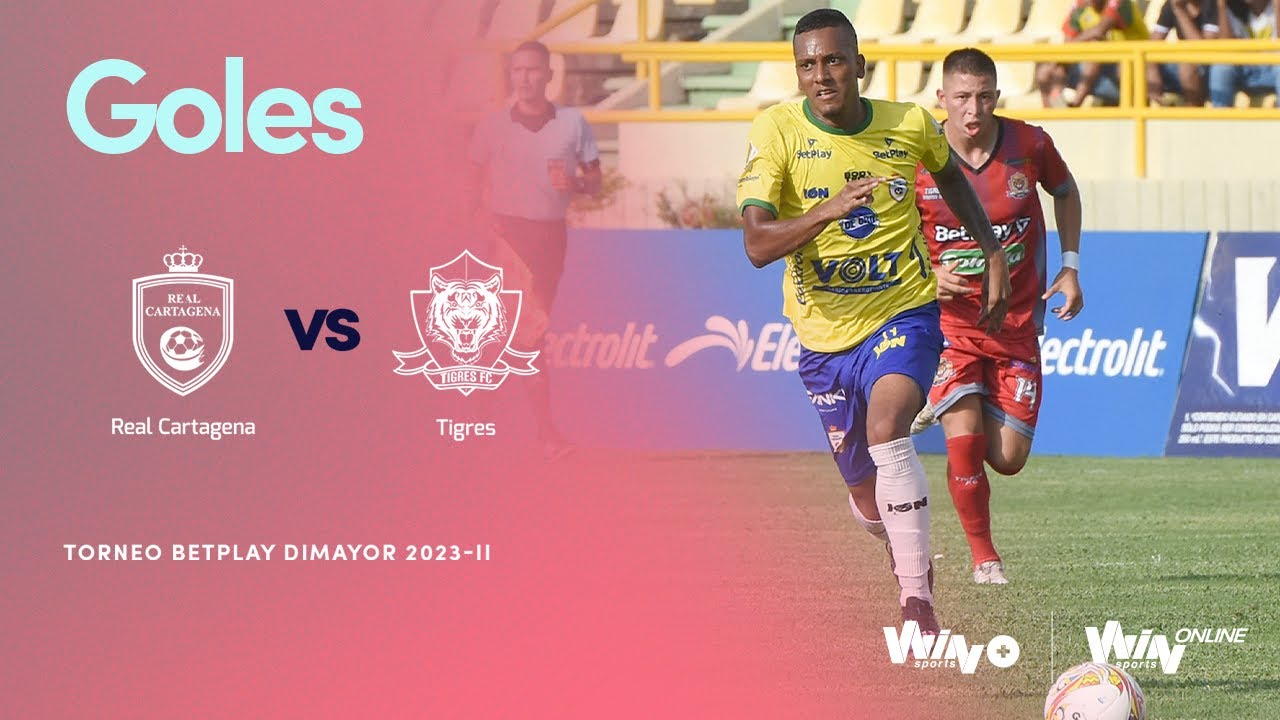 Real Cartagena vs. Tigres (goles) | Torneo BetPlay Dimayor 2023-2 | Fecha 10
