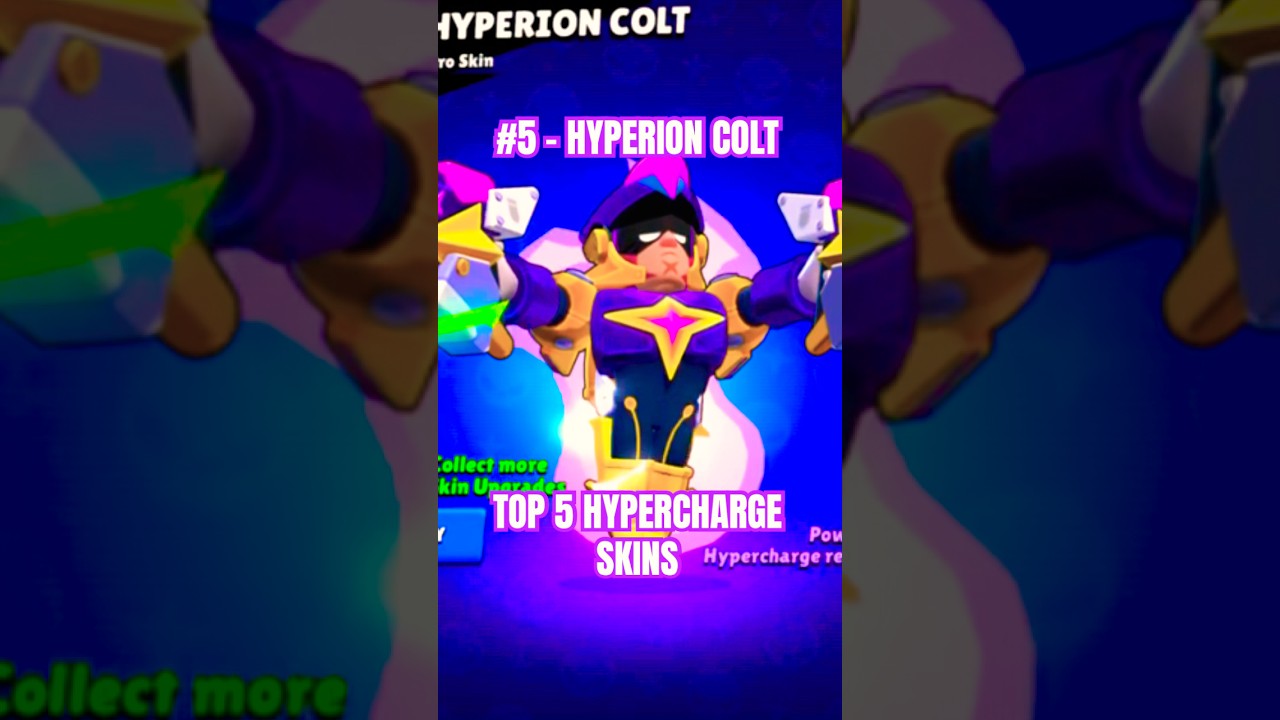 TOP 5 Top 5 Hypercharge Skins in Brawl Stars 🎮