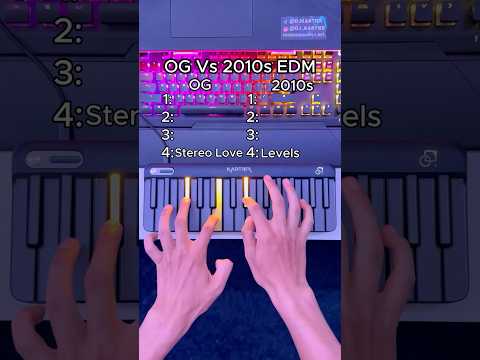 OG Vs 2010s EDM Songs👀 Which One You Picking?