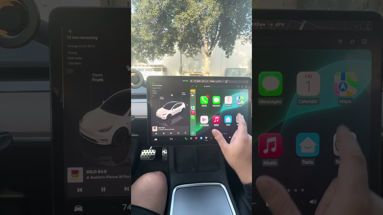 Apple CarPlay Now in Tesla 🚗