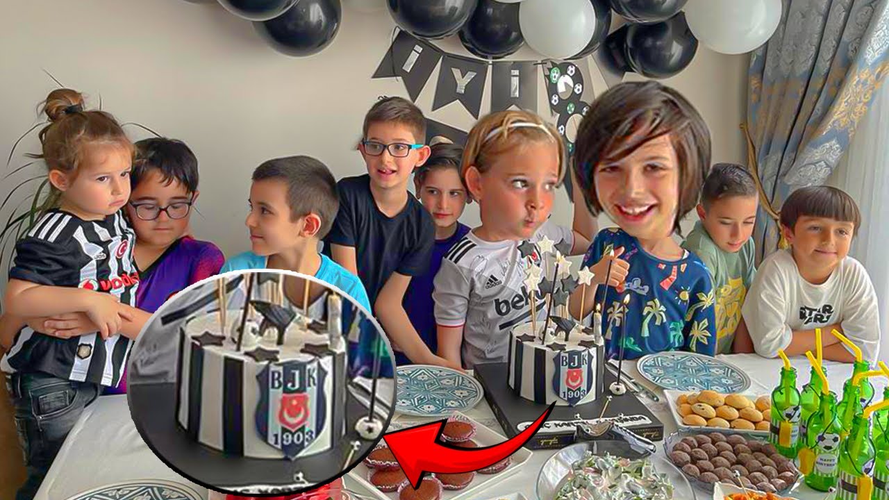 Beşiktaş Temalı Doğum Günü Kutlaması 🎉