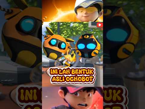 Inilah bentuk asli Ochobot #boboiboy #boboiboygalaxy #monsta #boboiboymusim2