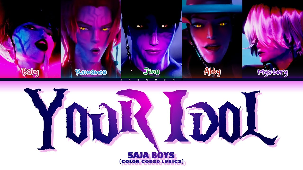 Saja Boys' 'Your Idol' 🎶 Color Coded Lyrics – Kpop Demon Hunters