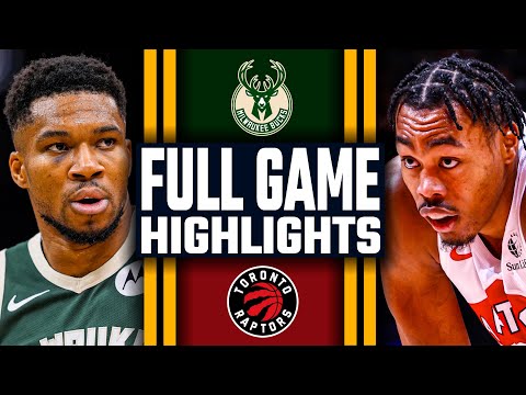 4K | Milwaukee Bucks vs Toronto Raptors - FULL GAME HIGHLIGHTS | November 4, 2025 NBA Season
