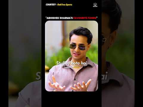 Abhishek Sharma's Favourite Food 😋🔥 #shorts #abhisheksharma