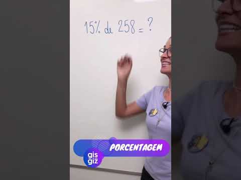 PORCENTAGEM - DICA RÁPIDA \Prof. Gis/ #Shorts