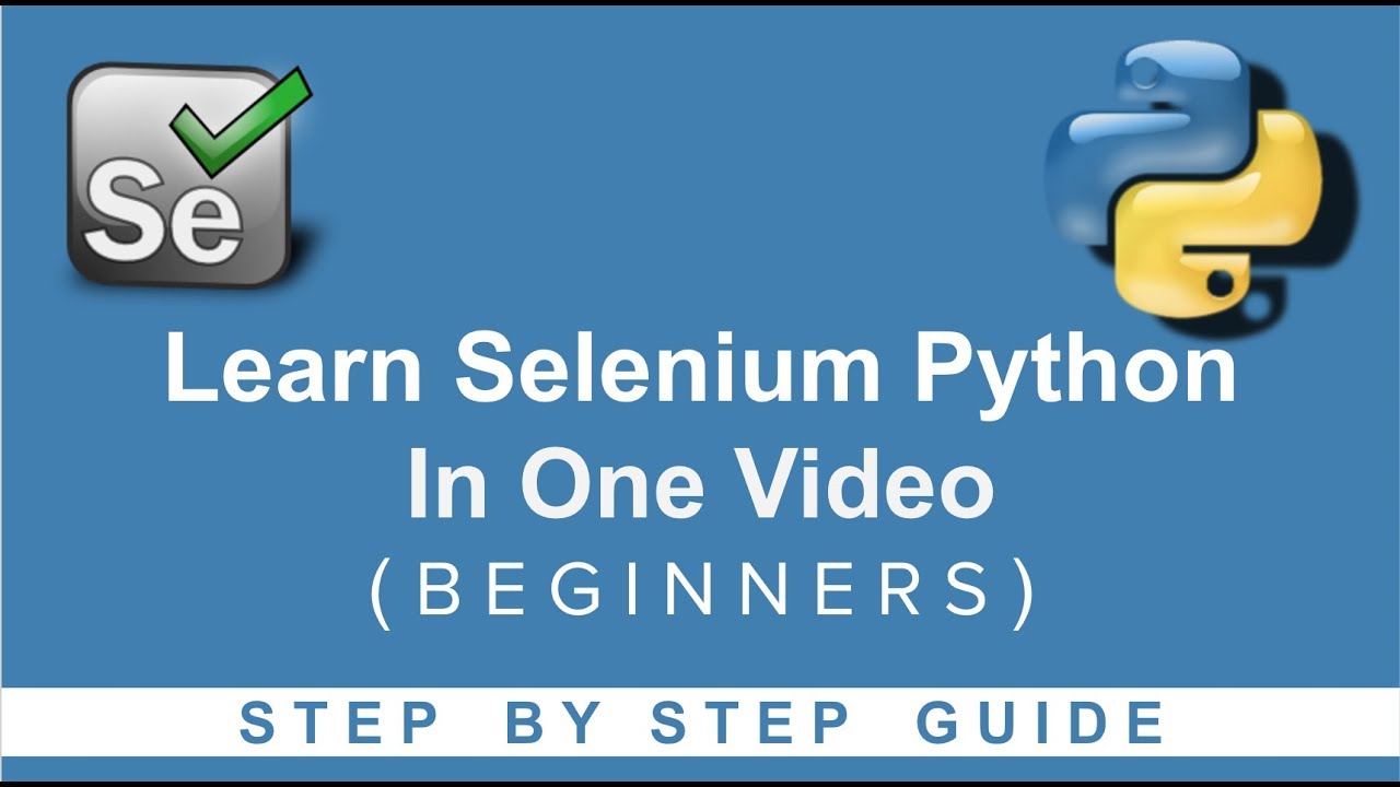 Selenium Python Beginner Tutorial π