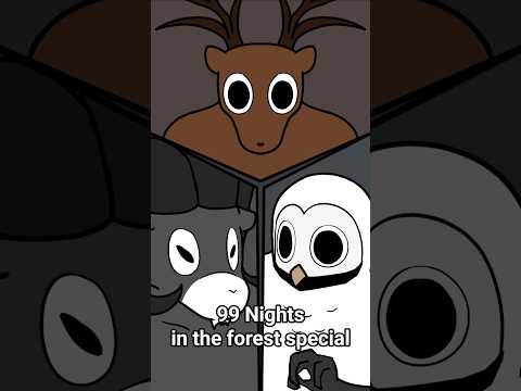 99 Nights in the forest special animation 🦌 🦉 🐐 🤴
