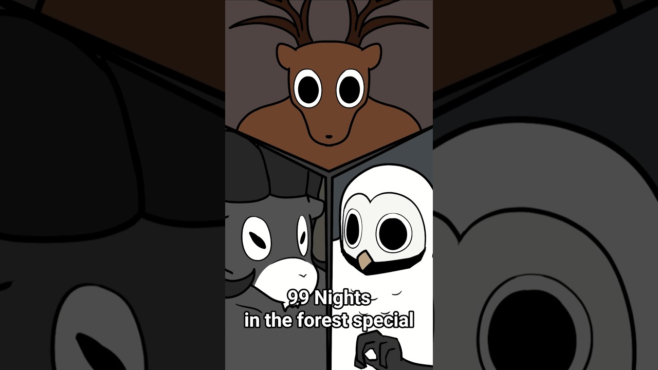 99 Nights Forest Animation 🦌🦉🐐