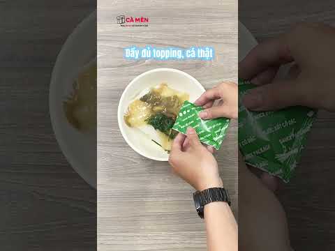 HƯỚNG DẪN NẤU BÚN CÁ RÔ ĐÓNG GÓI CỦA CÀ MÈN FOODS