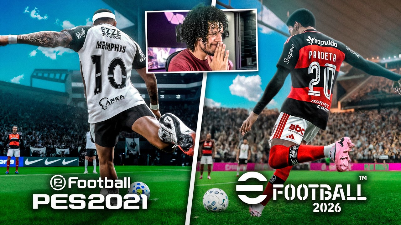 PES 2021 vs eFootball 2026: Qual é o Melhor? 🏆