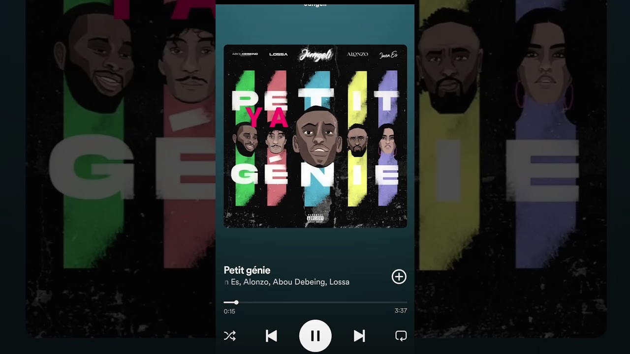Jungeli, Imen Es, Alonzo, Abou Debeing, Lossa - Petit génie🎶 #lyrics #vibe #music