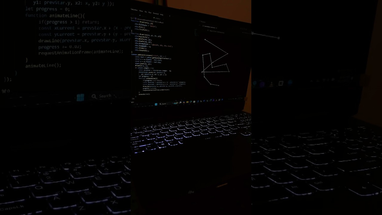 ASMR 3D Orbits Animation with HTML, CSS & JS 🌧️