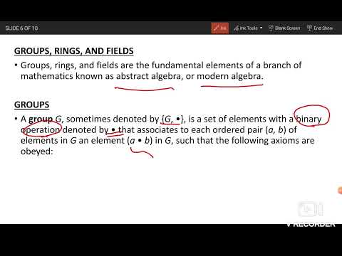 Mathematics of symmetric key cryptography
