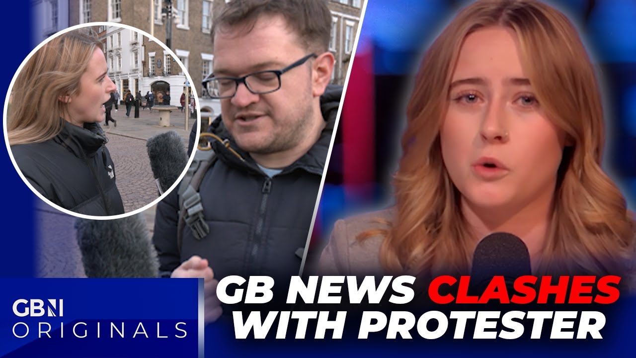 GB News Confronts Protester Over Trans Rights at Cambridge Rally