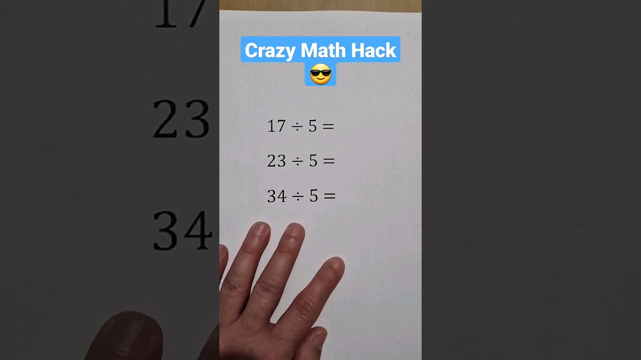 Easy Division Tricks for All Numbers 😎