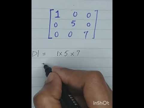 #determinant of diagonal matrix #mathsviral #viral