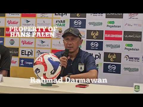 TANGAPAN RAHMAD DARMAWAN USAI PERSIPURA BANTAI PERSIBA 1-0