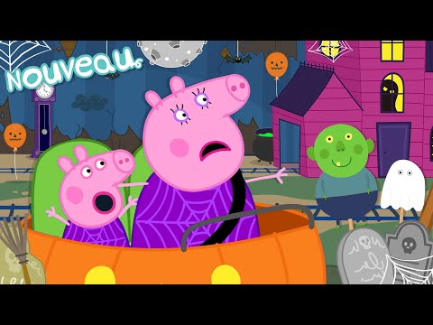 Les histoires de Peppa Pig 👻 Terrifiant train fantôme 🚂 Épisodes de Peppa Pig